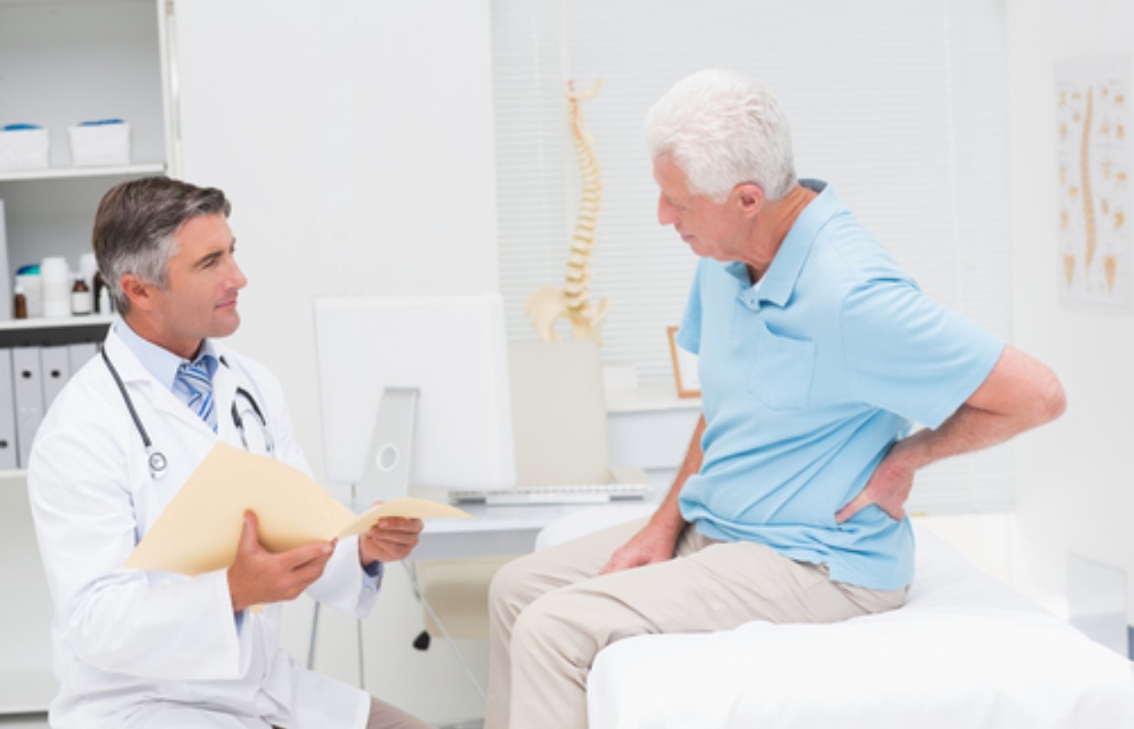discuss back pain with a doctor